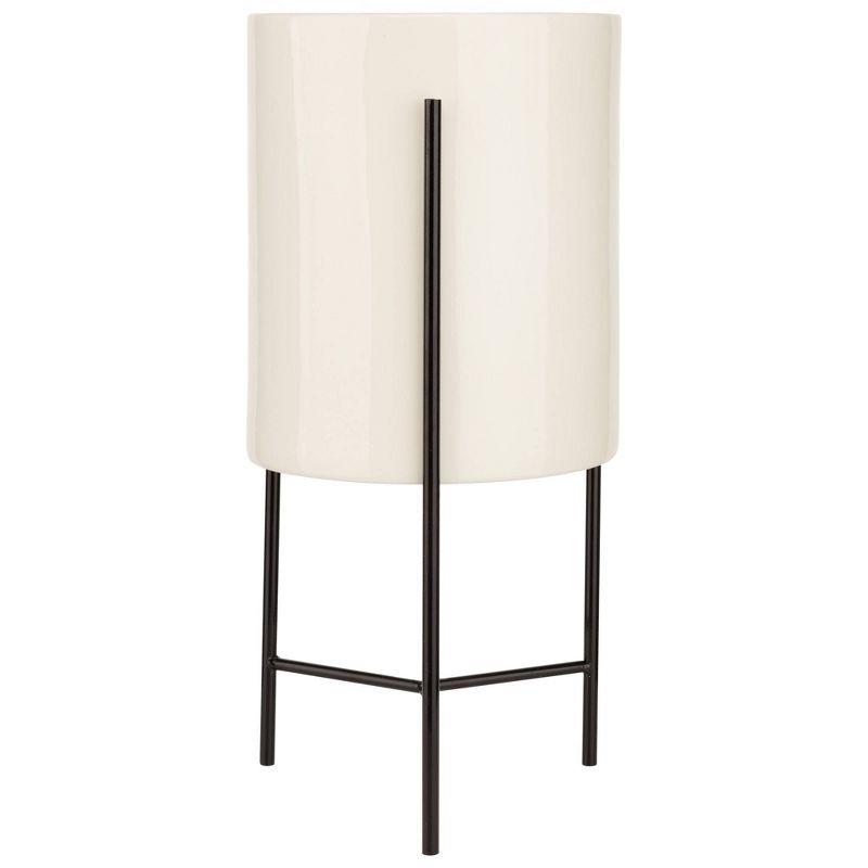 3 Legs Mid-Century Modern Ceramic Pot Plant Stand - Gallery Solutions