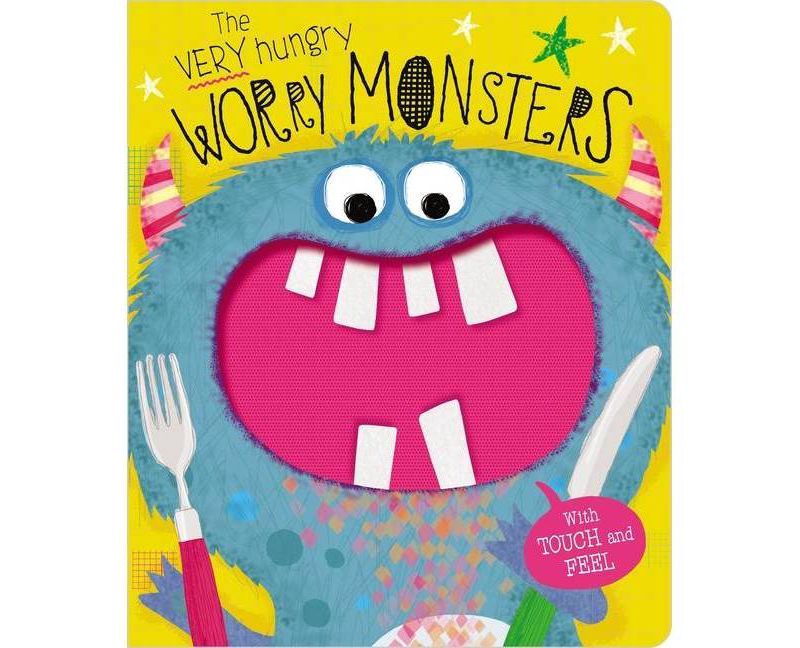 Very Hungry Worry Monsters - by Lara Ede (Board Book)
