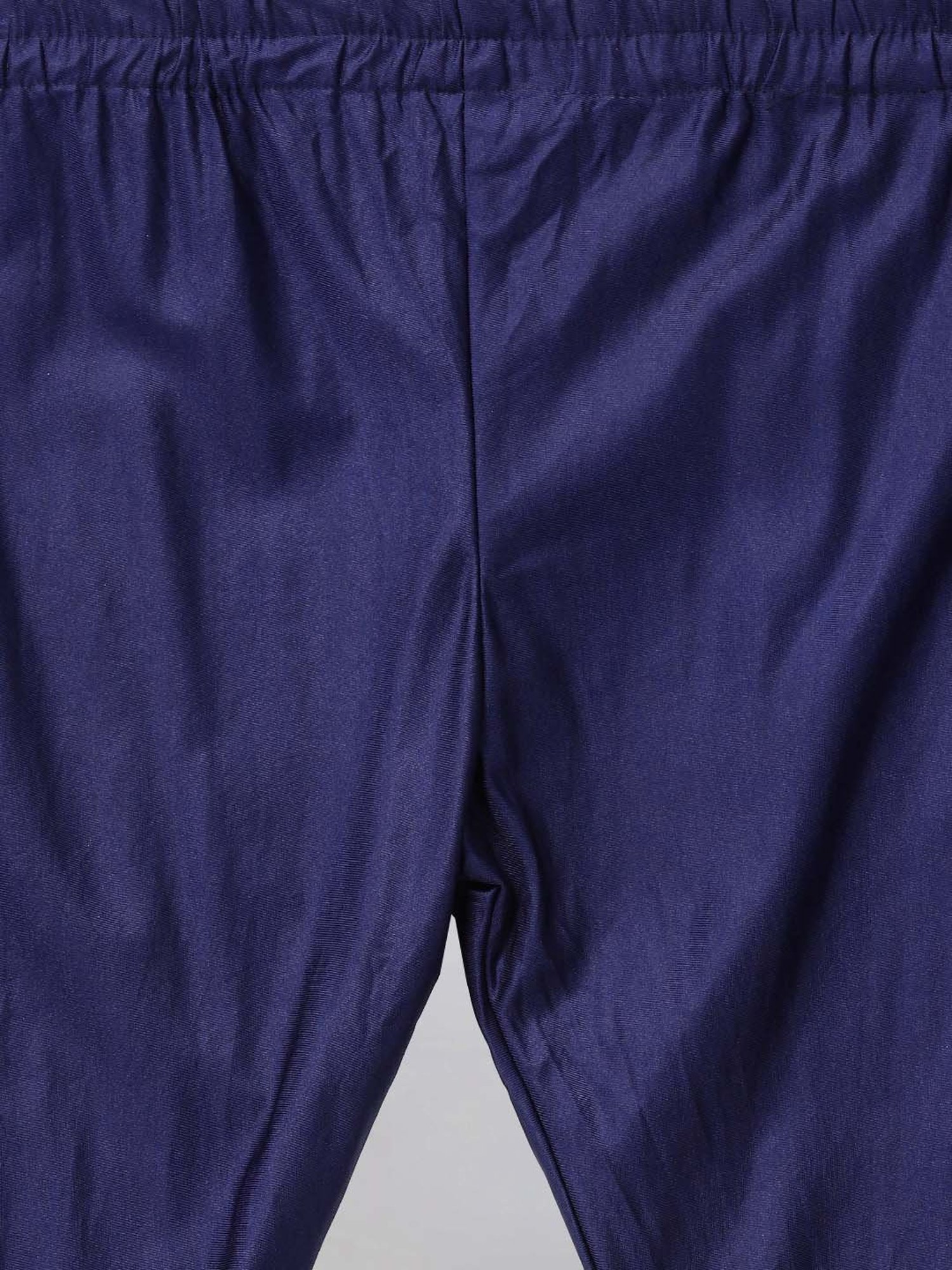 Chhabra 555 Pink & Blue Embroidered Made-To-Measure Kurti Churidar Set With Dupatta