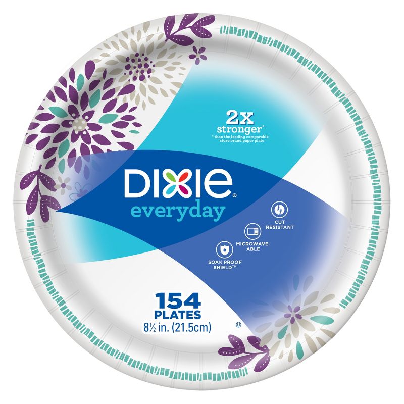 Dixie Everyday Paper Plates 8.5" - 154ct