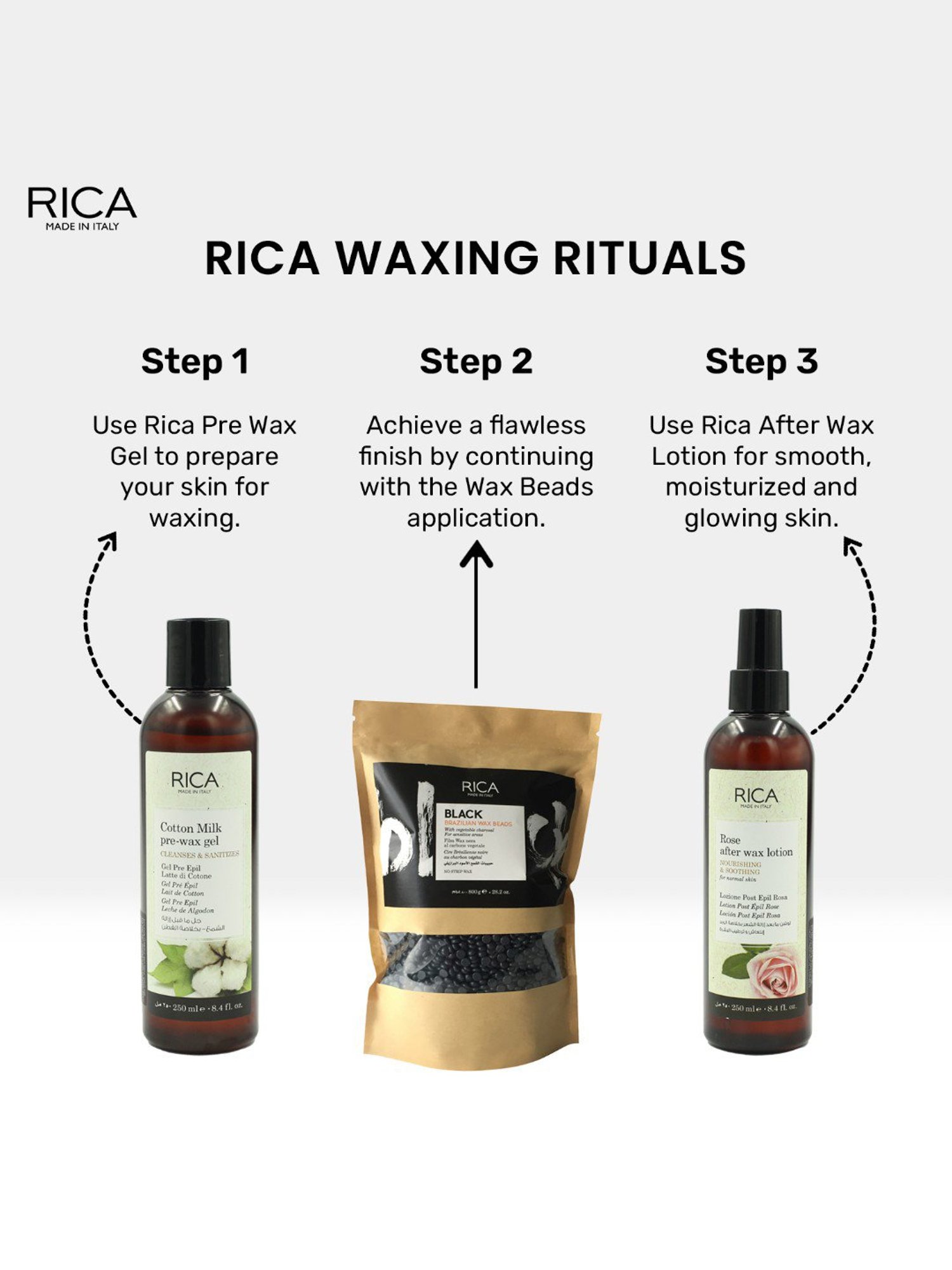Rica Lemon Wax Combo Kit 2