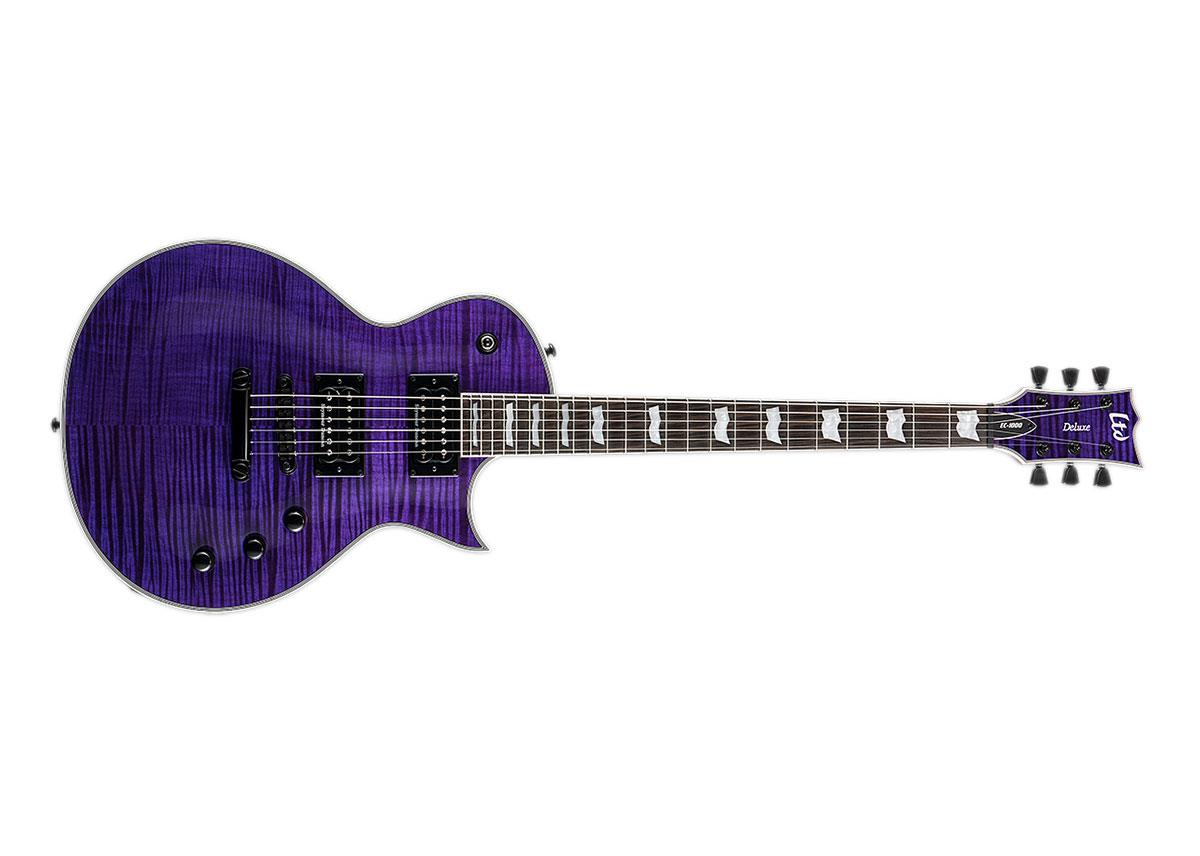 ESP LTD EC-1000 Electric Guitar (See Thru Purple)