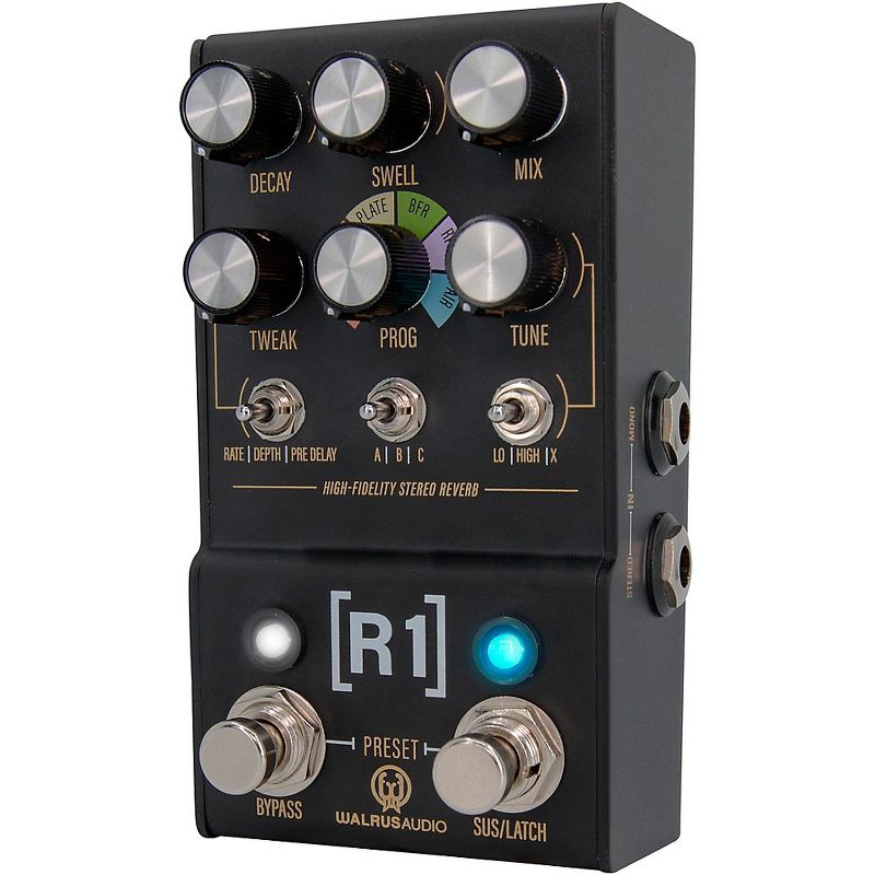 Walrus Audio MAKO Series R1 High-Fidelity Reverb Effects Pedal Black