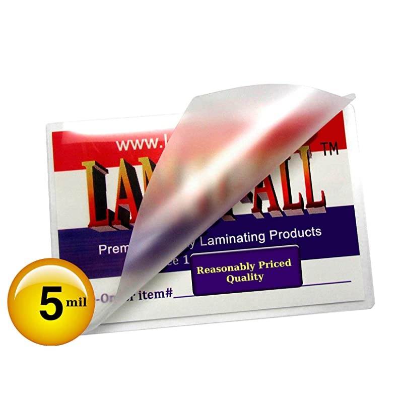 6 X 9 Laminating Pouches 5 Mil Hot Laminator Sleeves Pk of 100 by