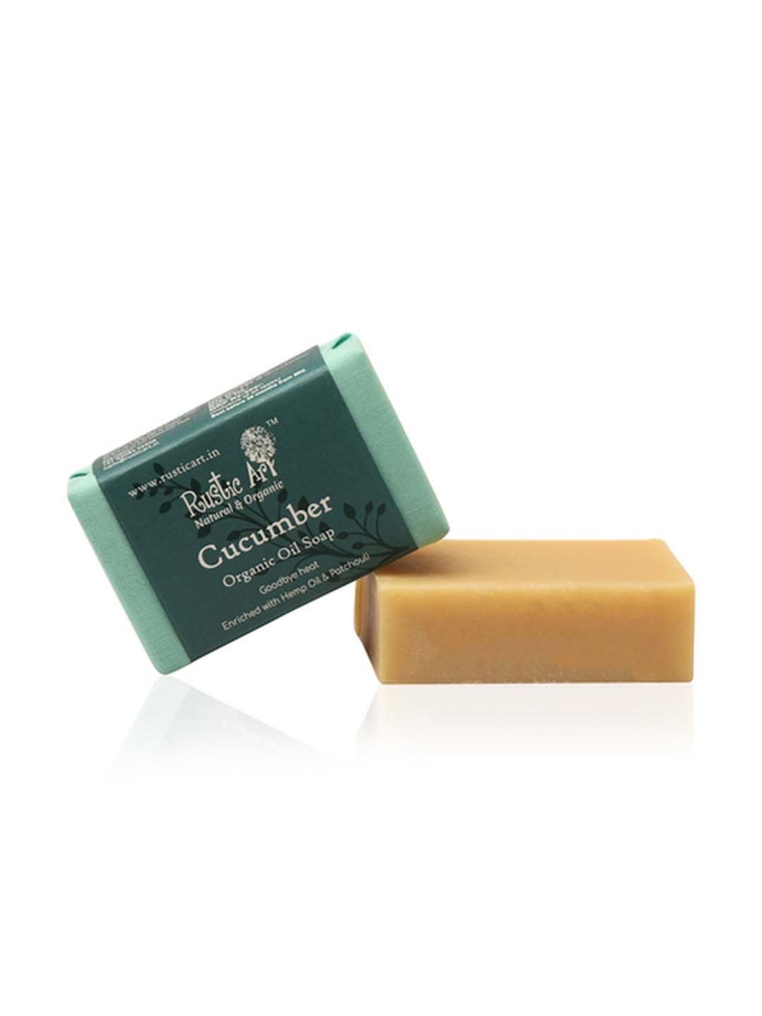 Rustic Art Cucumber Soap - 100 gm