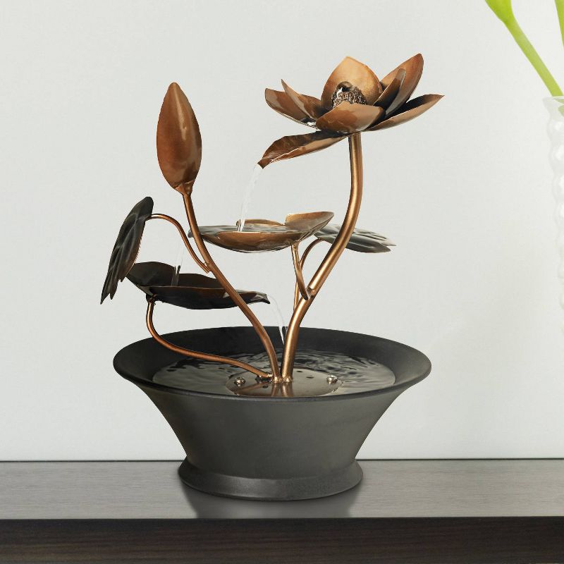 Ceramic Cascading Vines Garden Fountain - Acorn Hollow