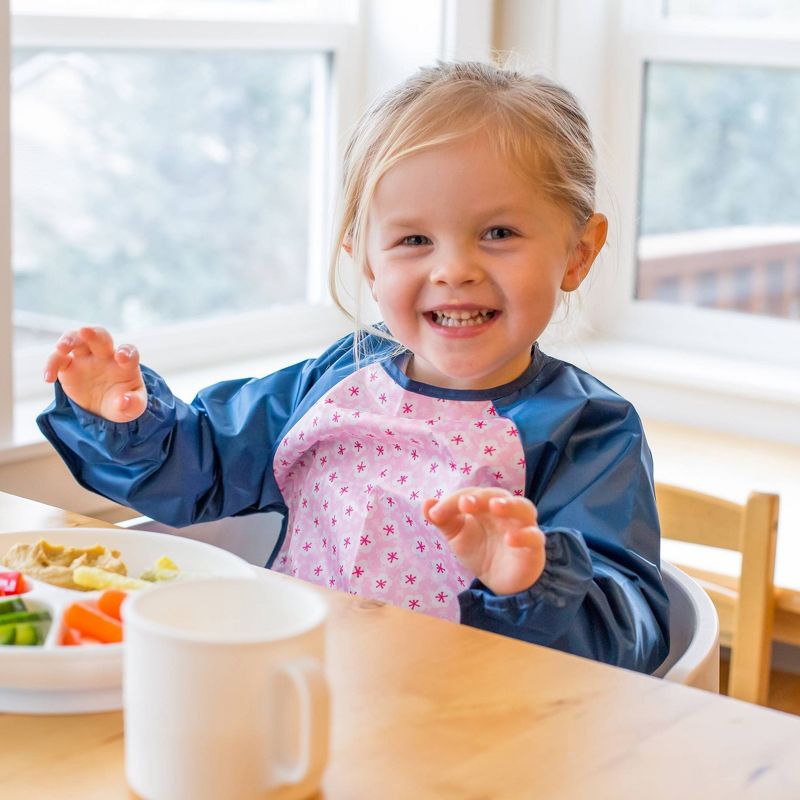 Hudson Baby Unisex Baby Cotton Terry Drooler Bibs with Fiber Filling, Neutral Woodland, One Size