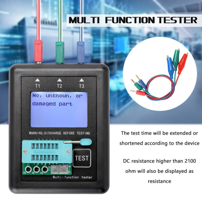 HoldPeak HP-990B Auto Range SMD Meter Resistor Capacitor Diode/Continuity/Battery Tester 4000Counts with Relative Mode