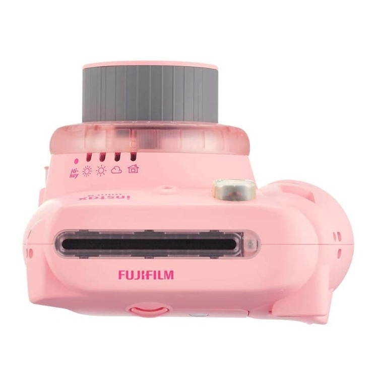 fujifilm instax mini 9 instant camera clear pink  special edition