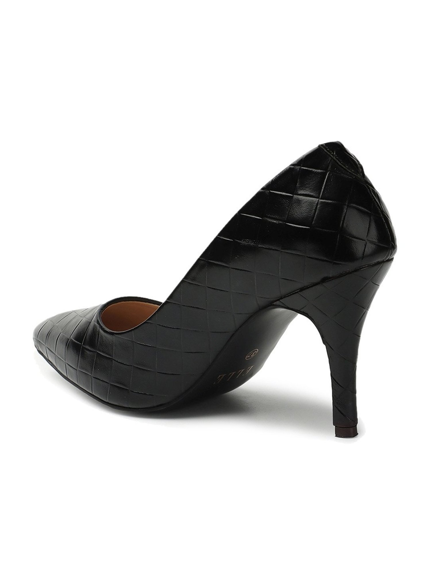 Elle Women's Black Stiletto Pumps