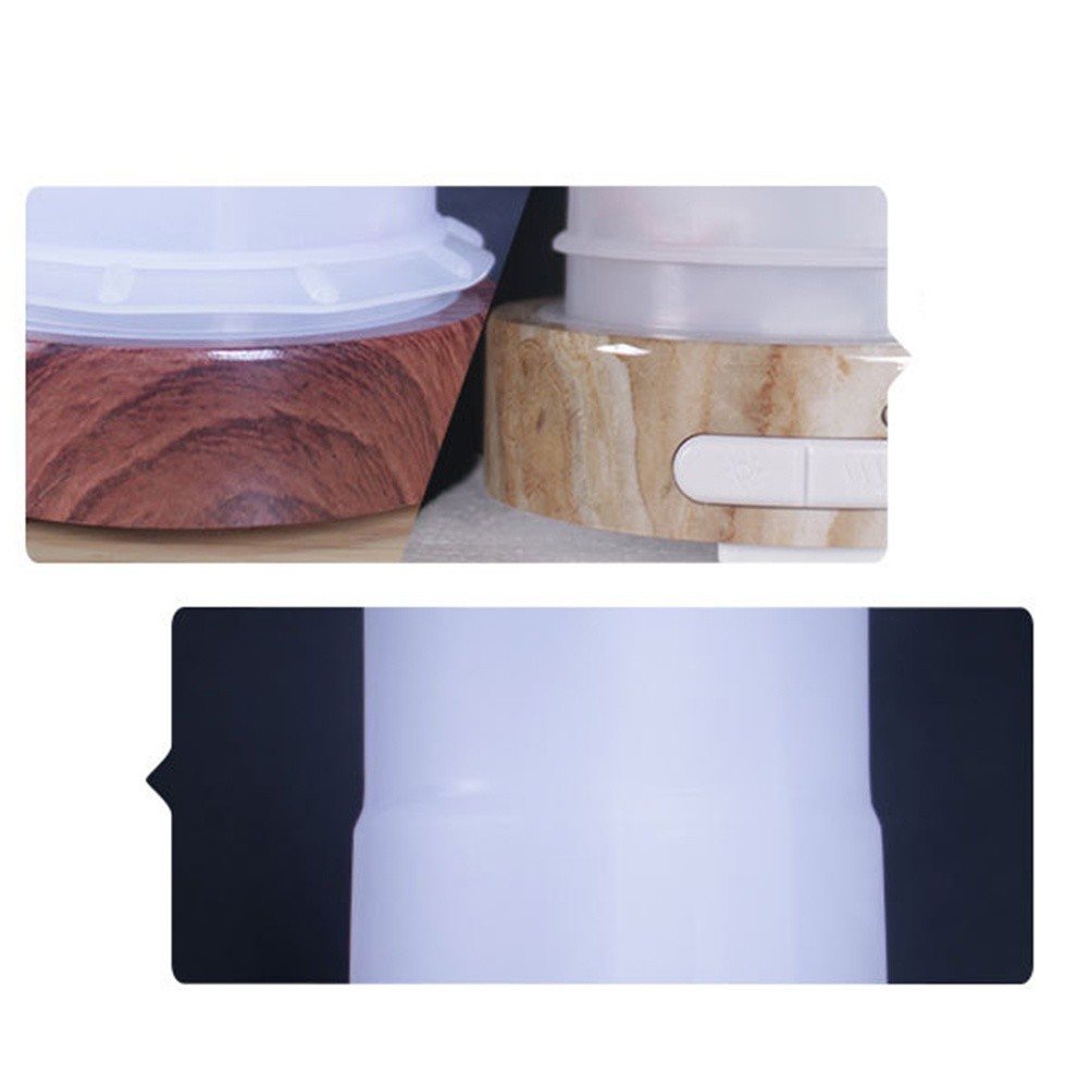 100ml Small Air Humidifier Night Light Aromatherapy Aroma Diffuser Oil Diffuser Trees Iron Art Air Diffuser Purifier Mist Maker for Home Office Yoga (US Plug)