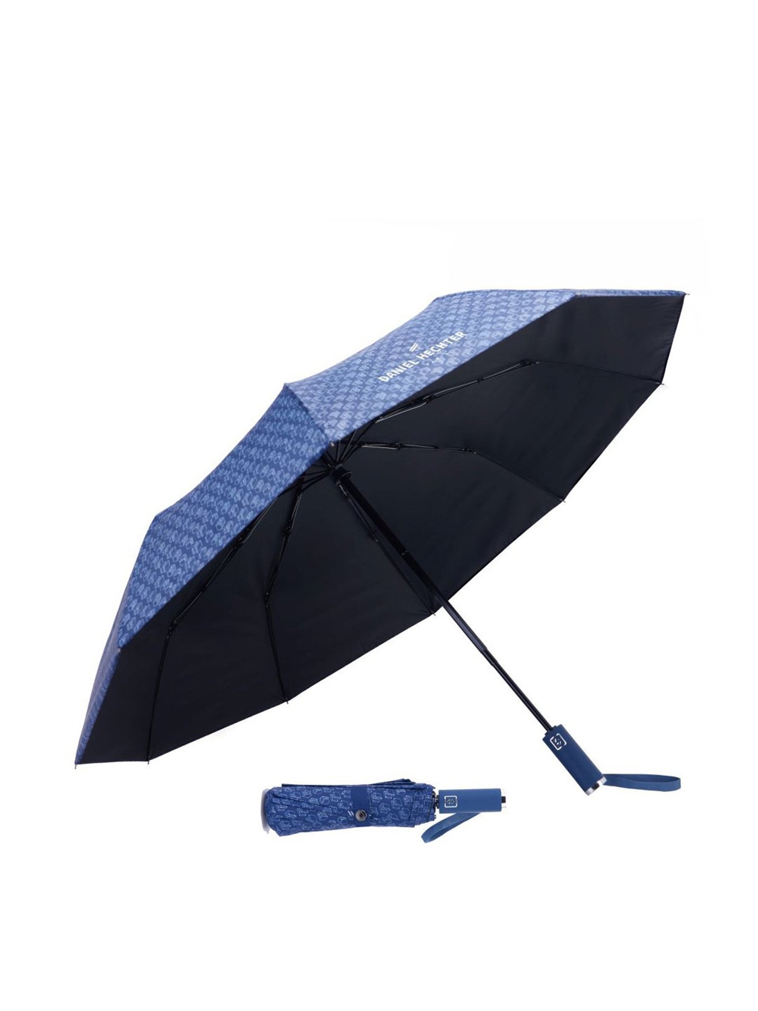 Daniel Hechter Auto Open & Close UV Protection Navy Umbrella