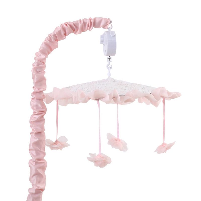 The Peanutshell Arianna Rosette Musical Mobile