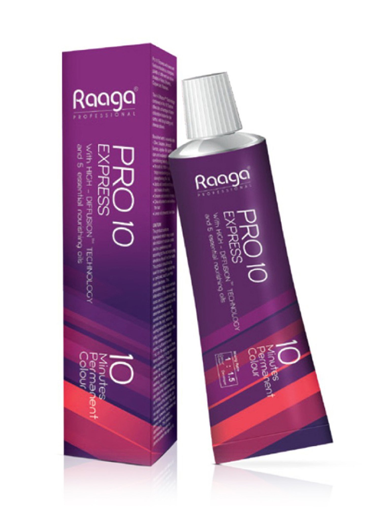 Raaga Professional Pro 10 Express 10 Minutes Permanent Colour Dark Brown 3 - 90 gm
