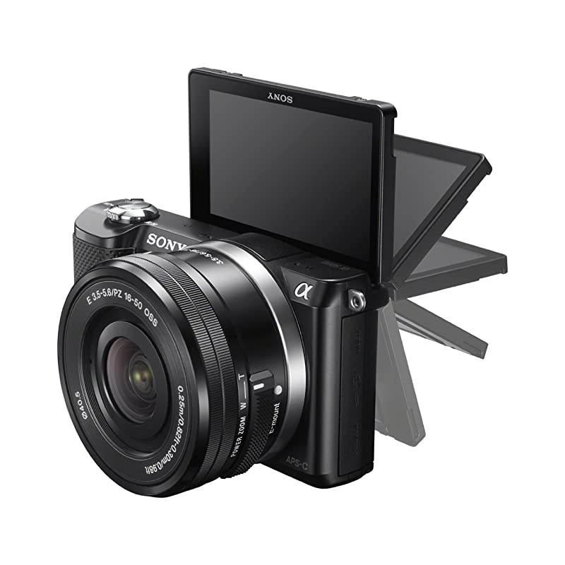 Alpha a5000 Mirrorless Digital Camera with 16-50mm OSS Lens (Black)