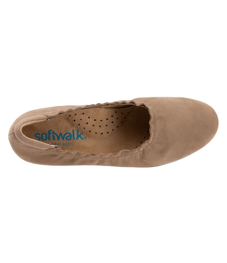 SoftWalk Wish Suede Slip-On Wedges