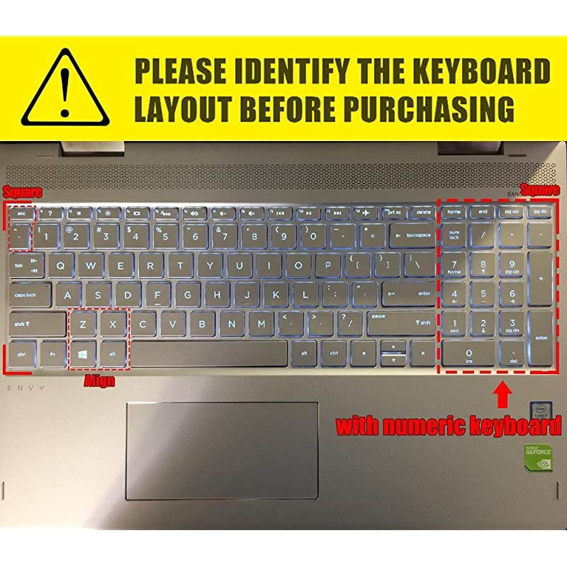 Protector Skin Cover Compatible HP Pavilion 15.6" 2018 New Series,HP Pavilion x360 15-BR075NR,HP Pavilion 15-BS 15-BW 15-CC 15-CB 15-CD,HP ENVY x360 15M-BP 15M-BQ,17.3"HP ENVY 17M 17-BS(Blue)