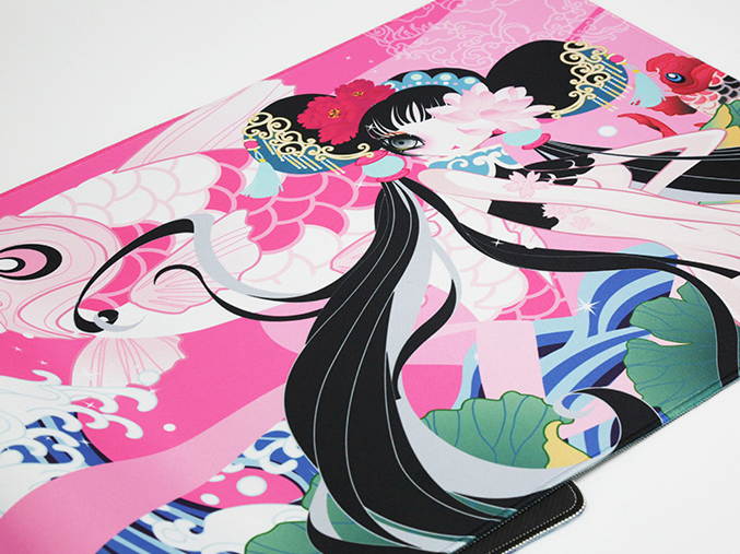 Varmilo Extra Large National Beauty Beijing Opera Desk Pad/Mat with Stitched Edges  Mouse Pad