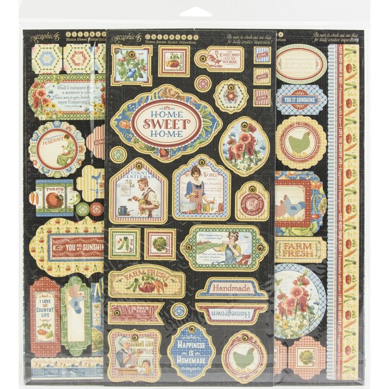 Graphic 45 Deluxe Collector's Edition Pack 12"X12"-Home Sweet Home