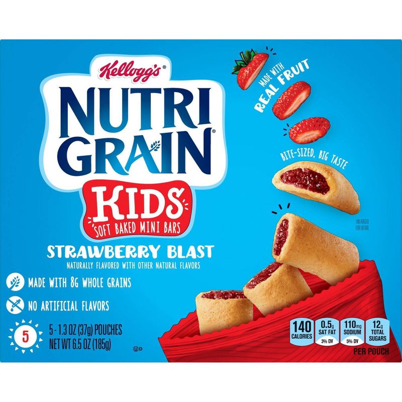 Nutri-Grain Kids Strawberry Blast Breakfast Bars- 5ct