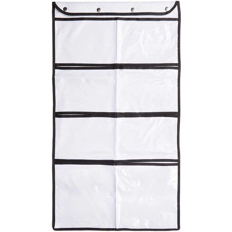 Okuna Outpost 2 Pack Hanging Closet Storage, Double-Sided Organizer Bags (33.75 x 17.5 in)