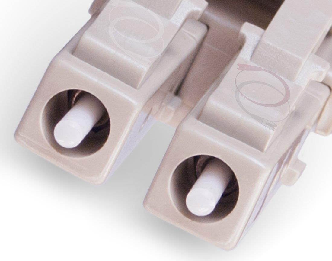 FiberCablesDirect - 1M OM3 LC SC Fiber Patch Cable | 10Gb Duplex 50/125 LC to SC Multimode Jumper 1 Meter (3.28ft) | Length Options: 0.5M-300M | 1/10/40/100g dplx mmf 10gbase sfp+ lommf ofnr om3-lc-sc