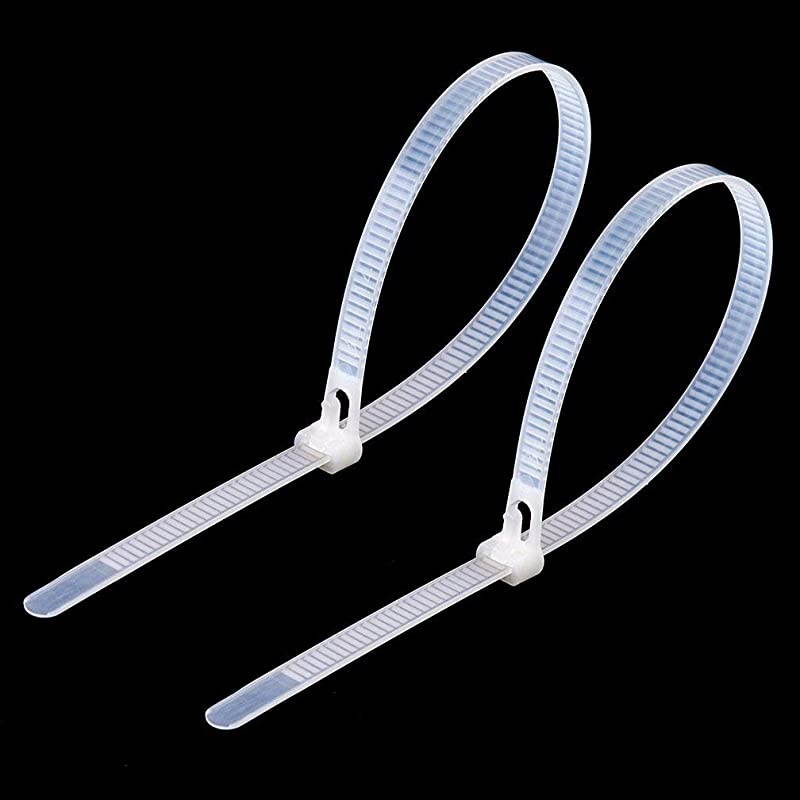 Ties (500pcs) Self-Locking 8 Inch Nylon Cable Ties in Blue