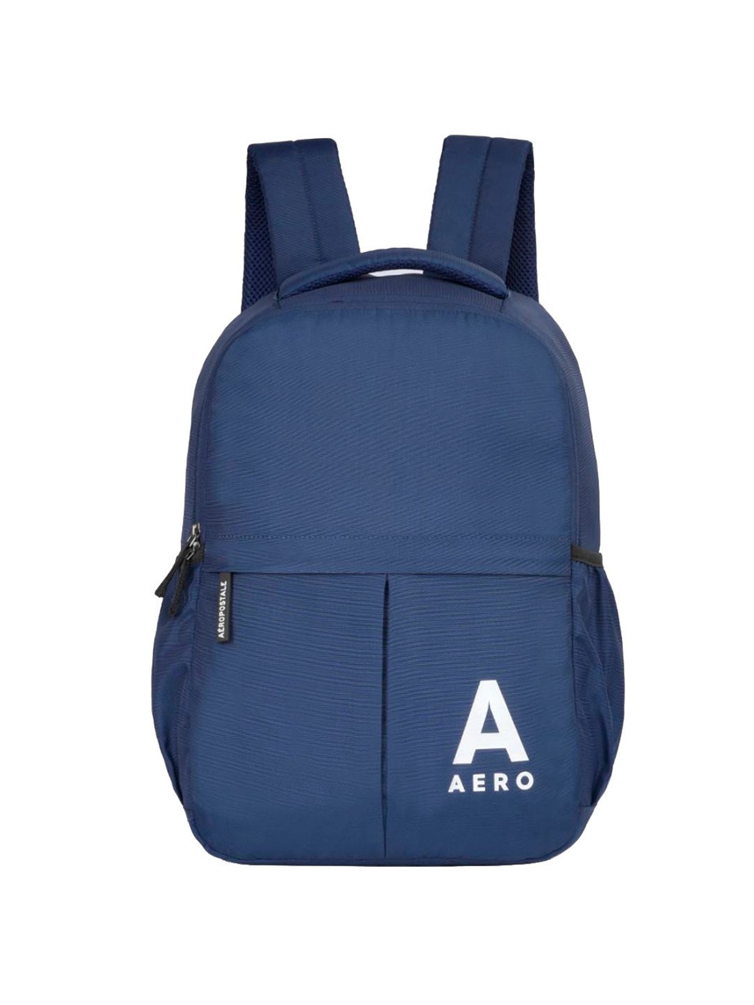 Aeropostale Tucker Navy Polyester Solid Laptop Backpack