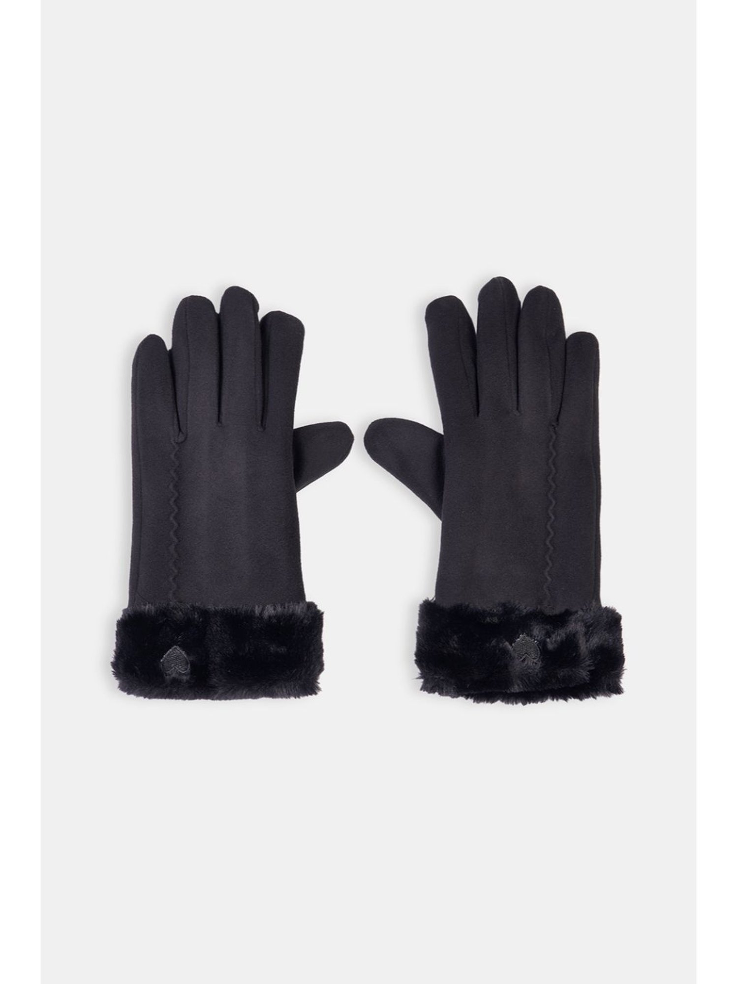 Byford by Pantaloons Grey Solid Gloves