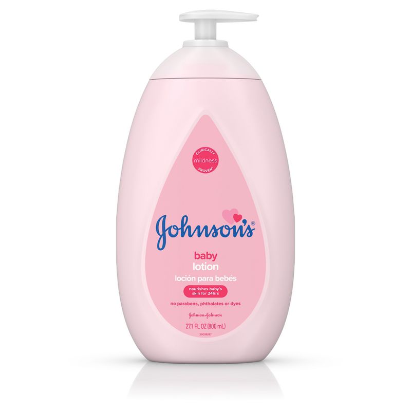 Johnson's Moisturizing Pink Baby Lotion with Coconut Oil - 27.1oz