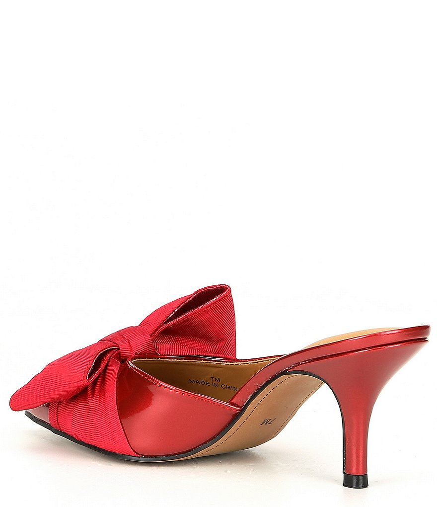 Schutz Sionne Clear Vinyl Pointed Toe Mules