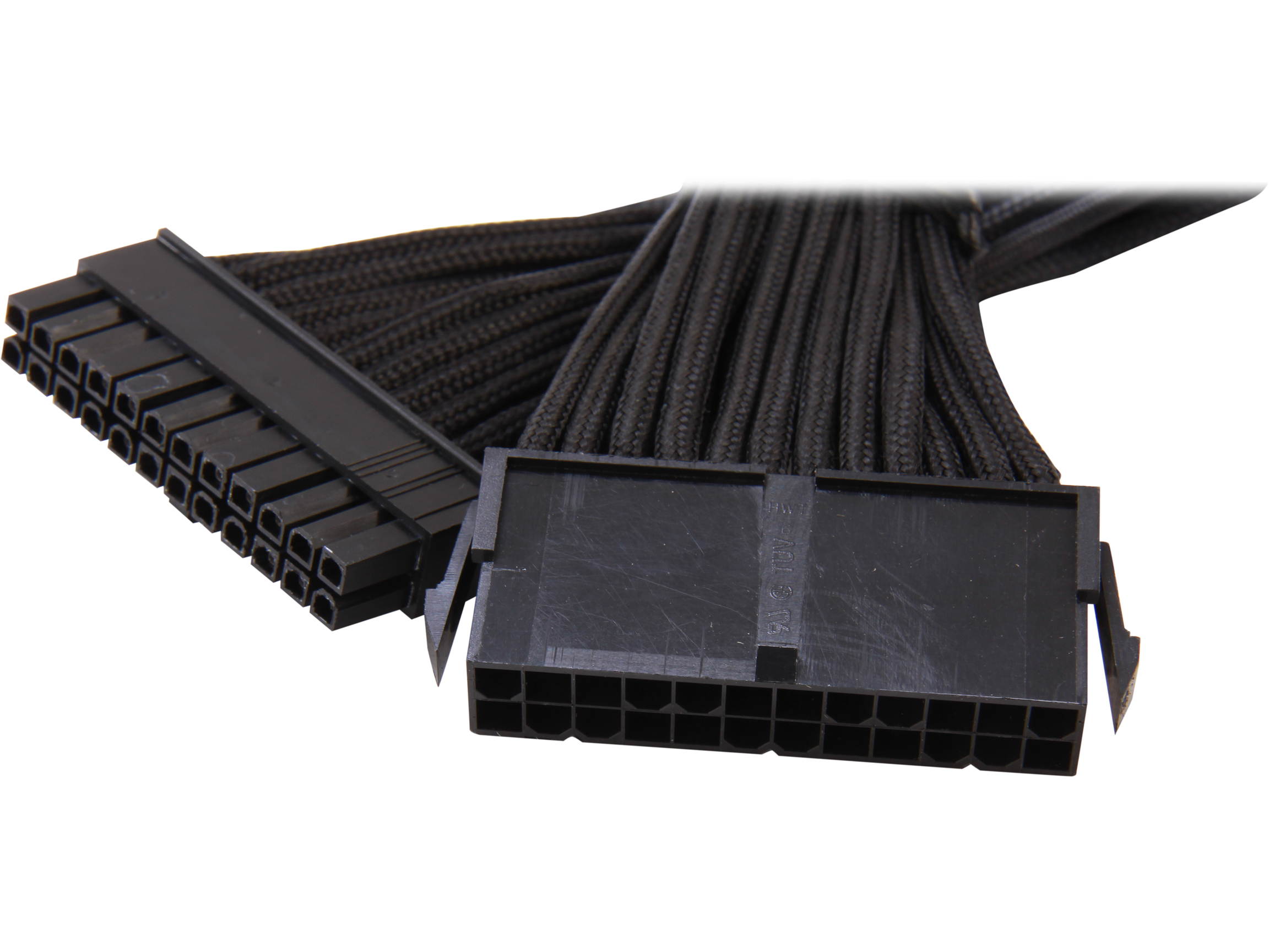 Silverstone PP07-MBBR Motherboard 24pin Connector Sleeved Extension Power Supply Cable