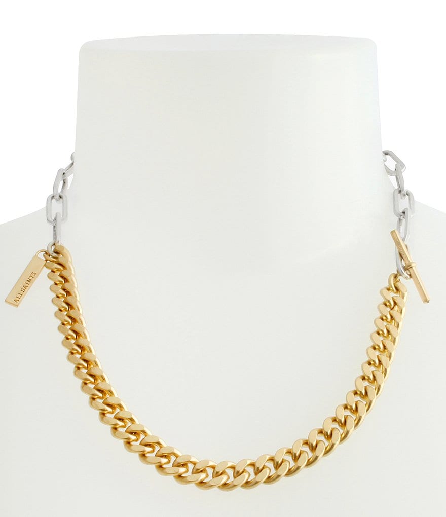 AllSaints Asymmetrical Collar Necklace