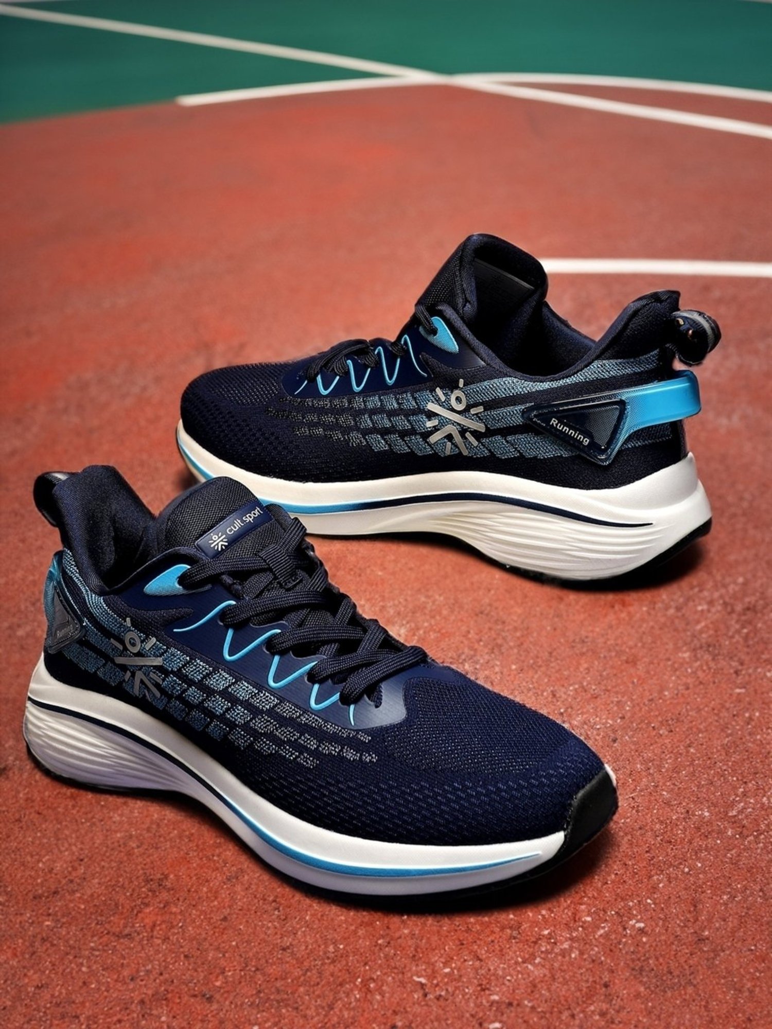 Cultsport Men's Active Navy Running Shoes