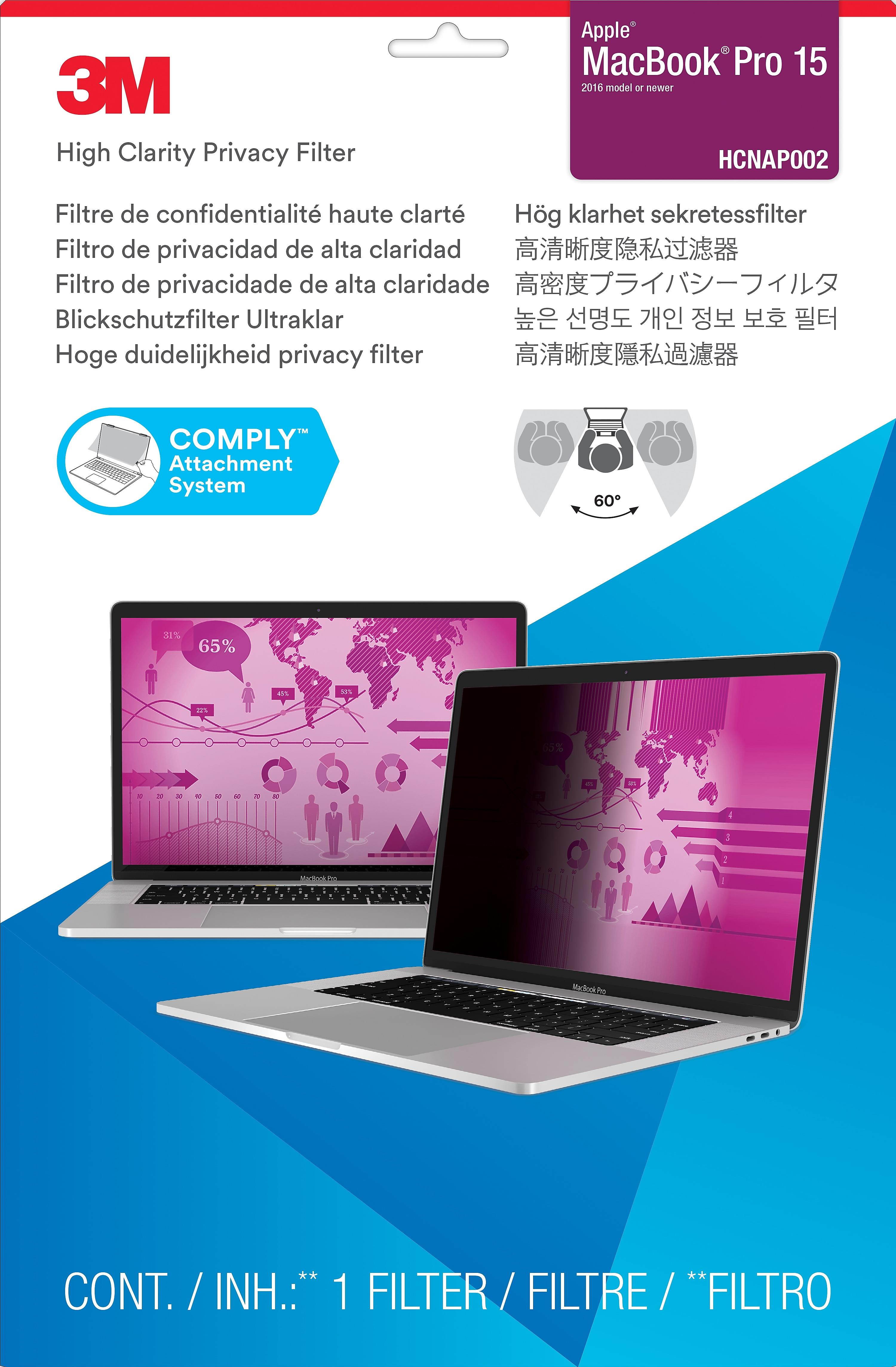 3M High Clarity Privacy Filter Black