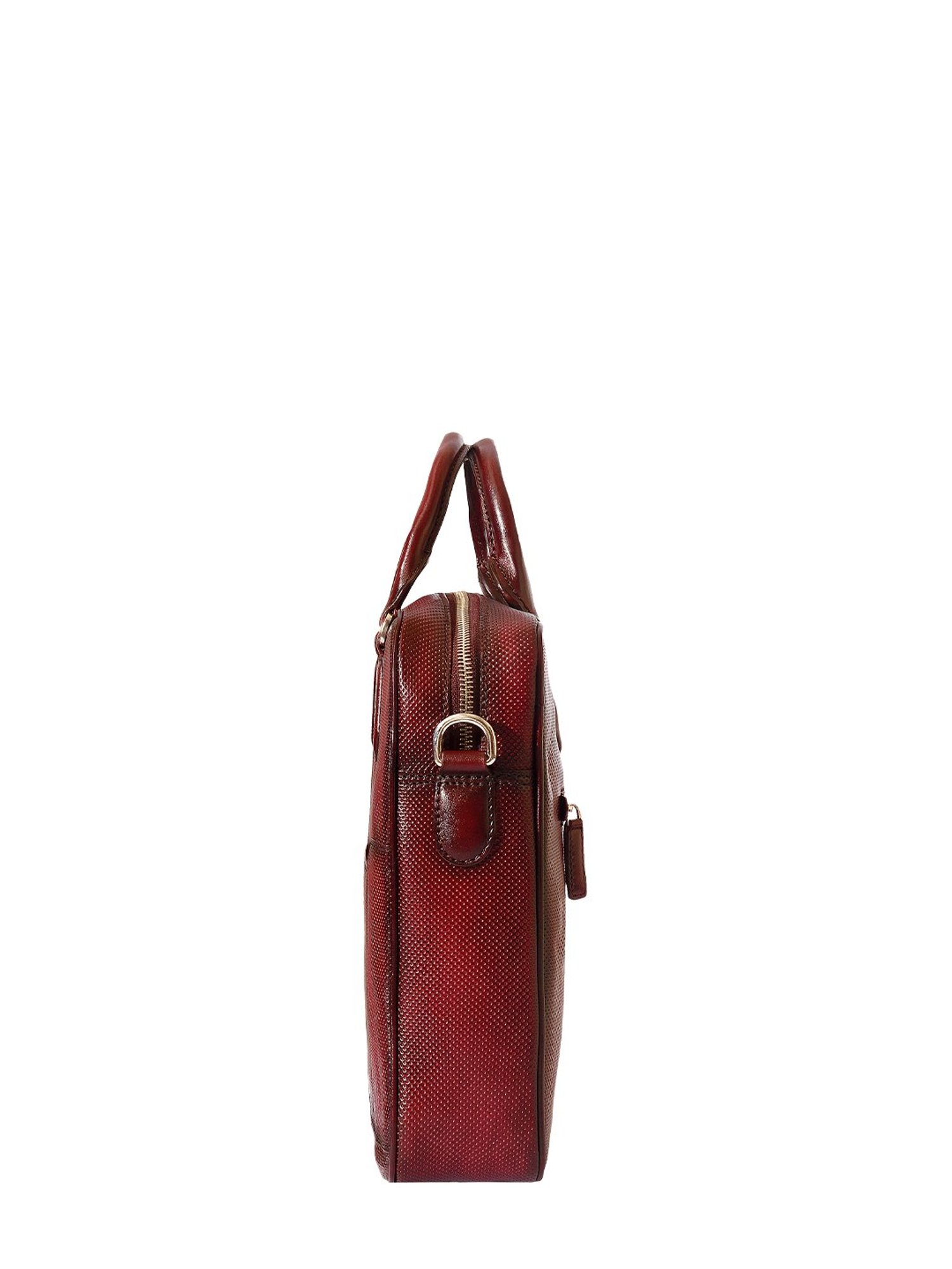 Eske Wine Textured Large Messenger Bag
