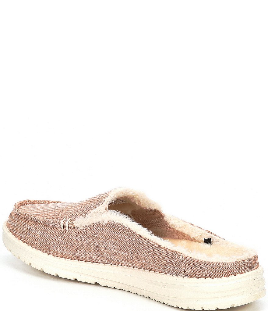 Hey Dude Women's Lexi Faux Fur Lined Sparkling Slip-Ons