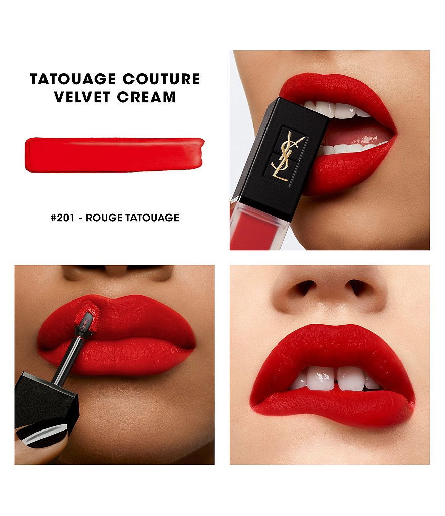 Yves Saint Laurent Beaute Tatouage Couture Velvet Cream Liquid Lipstick