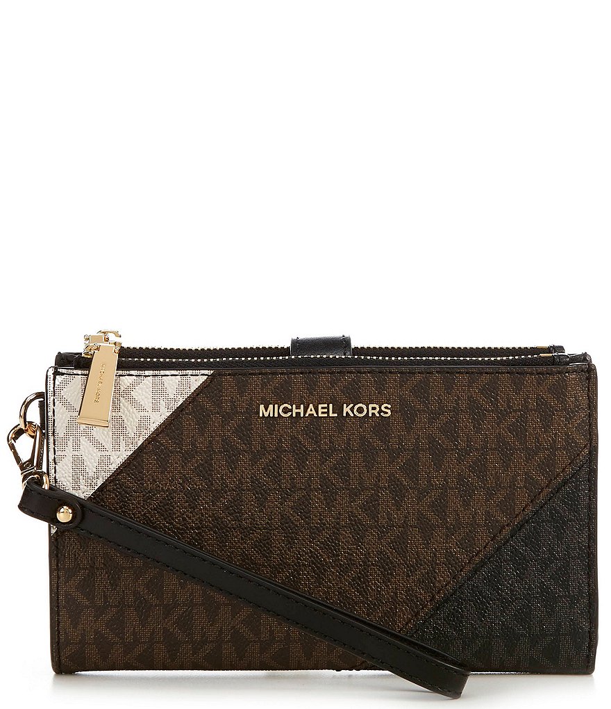 HOBO Link Leather Zip Wristlet