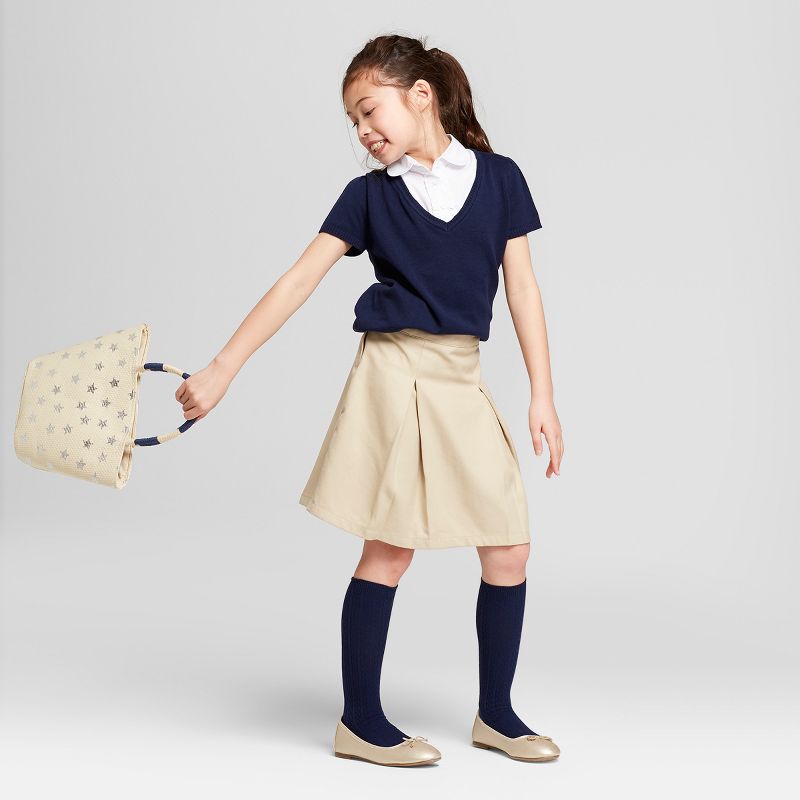 A Little Fable Kids Multicolor Solid Skirt