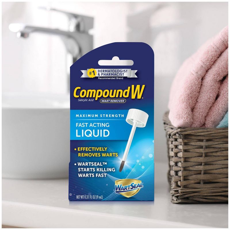 Compound W Maximum Strength Fast Acting Liquid Wart Remover - 0.31 fl oz