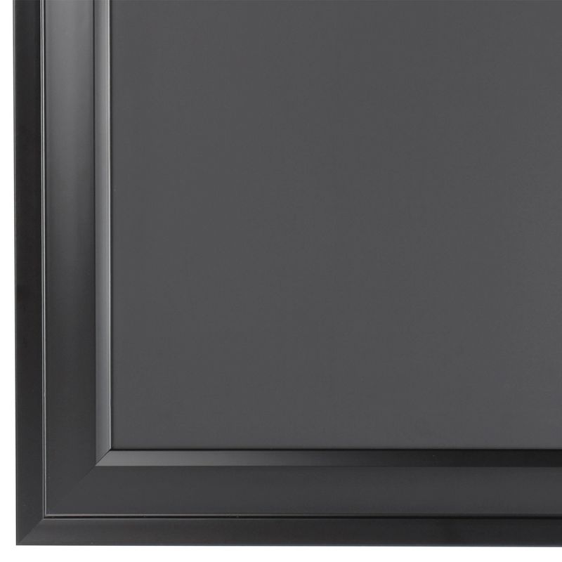 19" x 28" Bosc Framed Magnetic Chalkboard Black - DesignOvation
