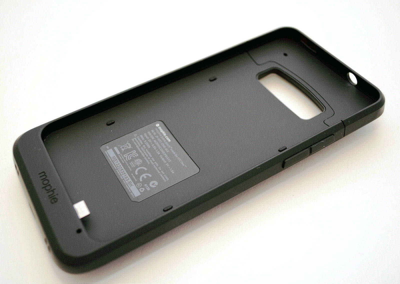 Genuine Mophie Juice Pack HTC One M7 Rechargeable Battery Case BLACK cover 2500