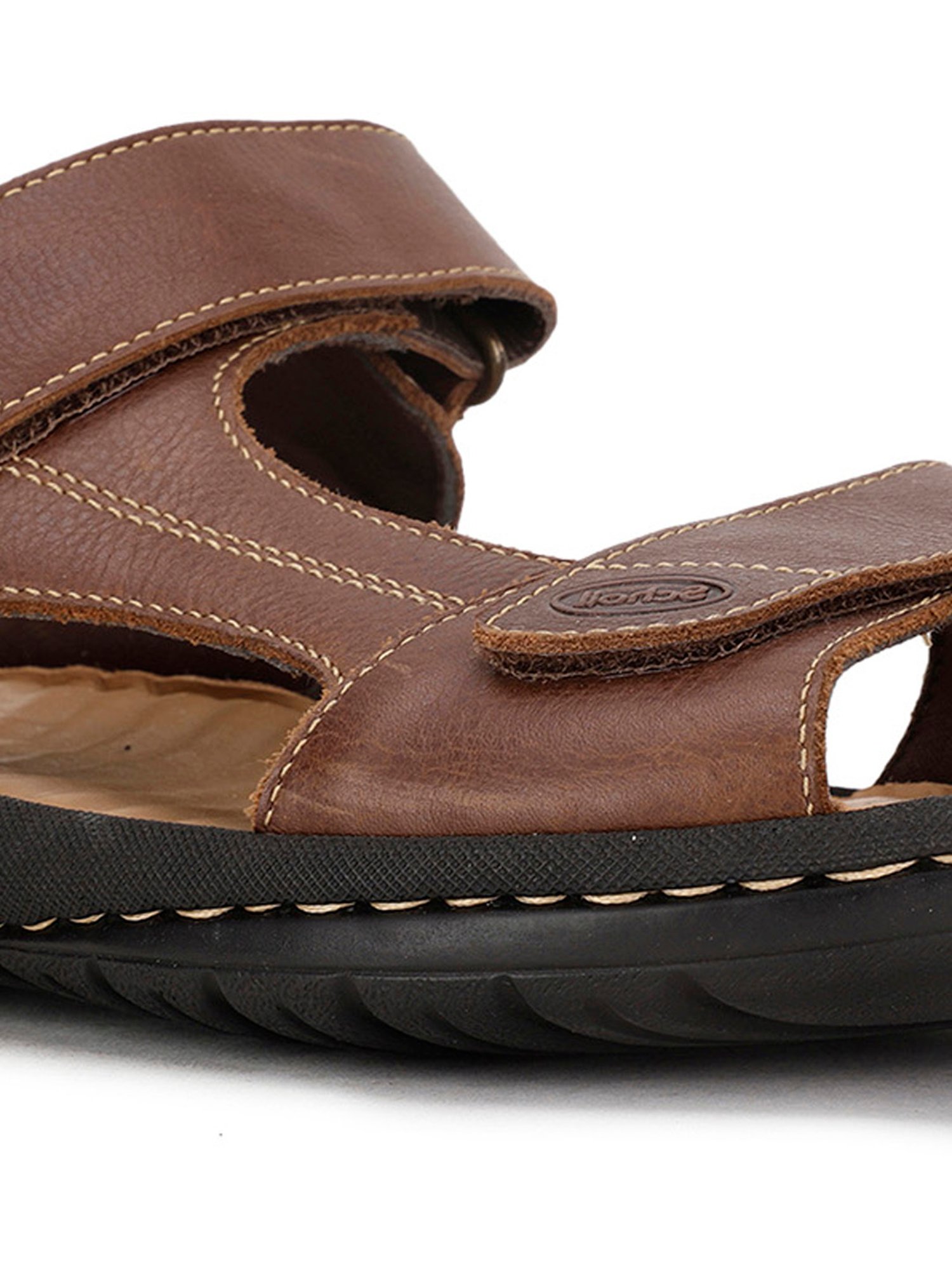 Scholl by Bata Men's Brown Floater Sandals