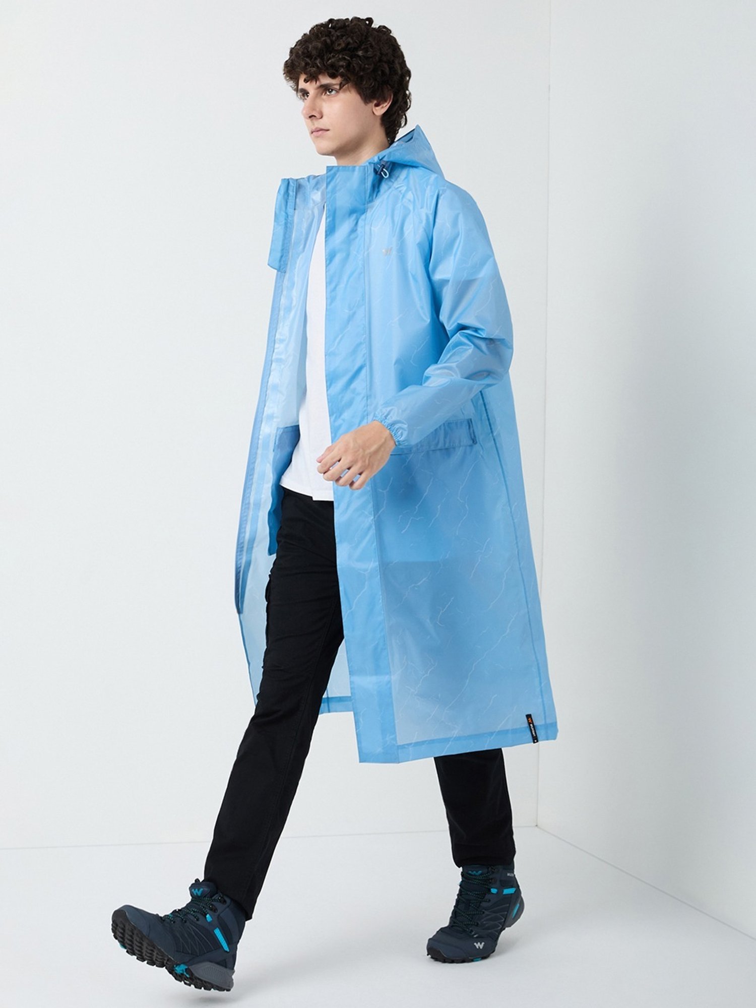 Wildcraft Ariel Blue Regular Fit Rainwear Jacket
