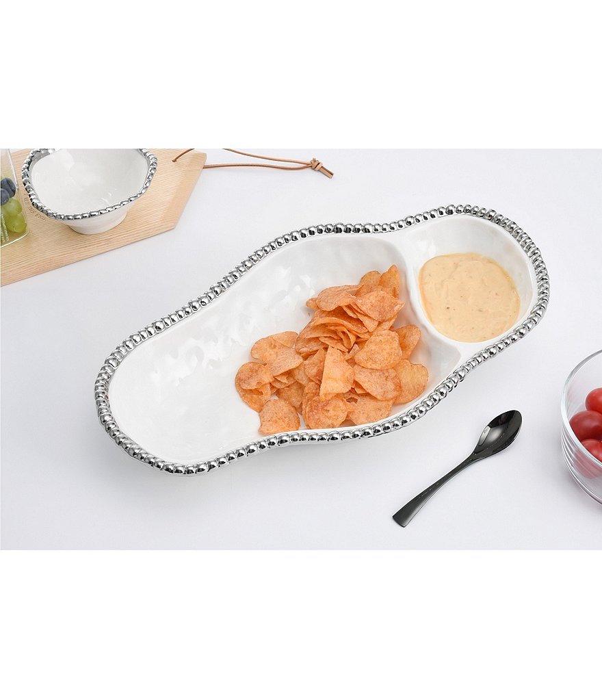 Pampa Bay Salerno Porcelain Chip and Dip Bowl