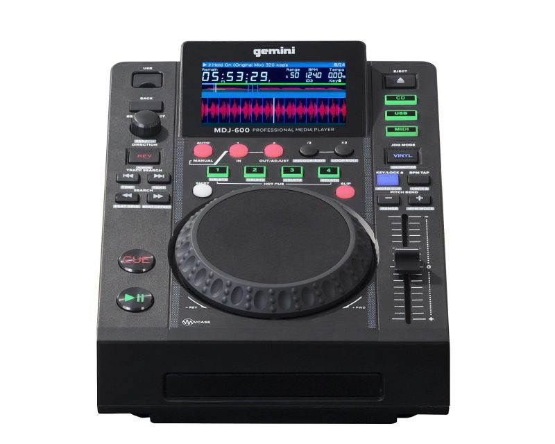 Gemini MDJ-600 Professional USB and CD Media Player