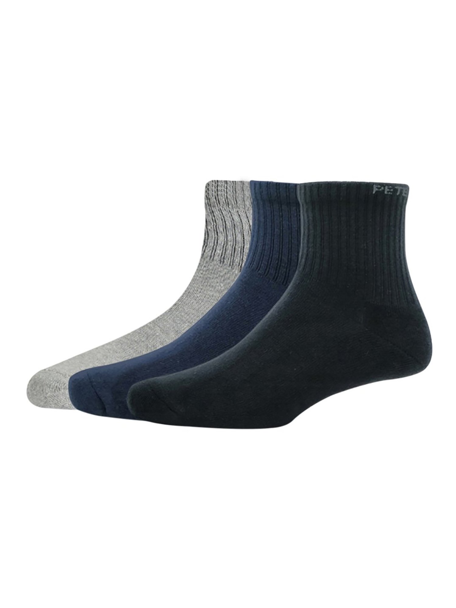 Bonjour Brown and Black Socks (Pack Of 2)