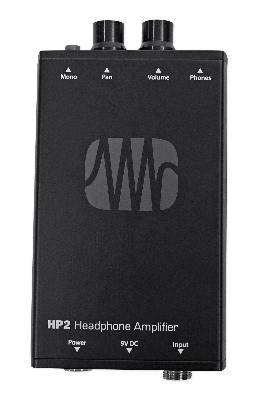 Presonus HP2 2 Channel Stereo Earbuds Amplifier System HP-2+Earbuds
