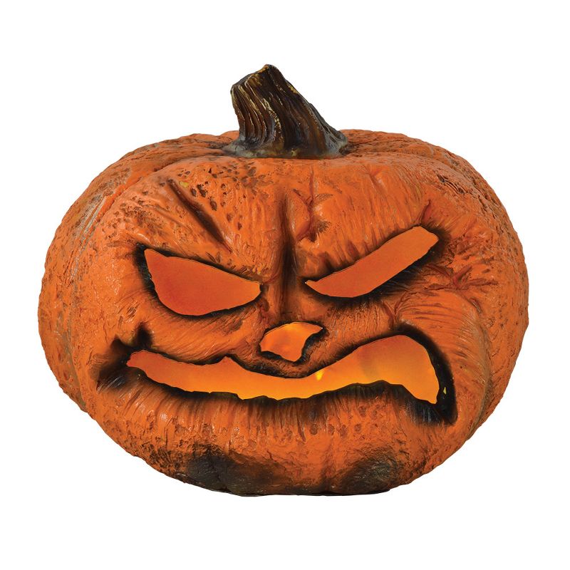 Tekky LED Flickering Flame Rotted PumpkinTM, Orange